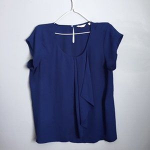 REITMANS BLOUSE.  SIZE XL/TG.  COLOR NAVY BLUE